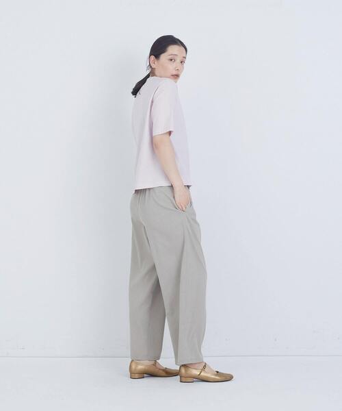 ADIEU TRISTESSE(アデュートリステス)の「40/-SZ天竺Tシャツ(Tシャツ/カットソー・レディース・ブラック/グレイッシュベージュ/ピンク/モカ・FREE)」の7枚目の写真