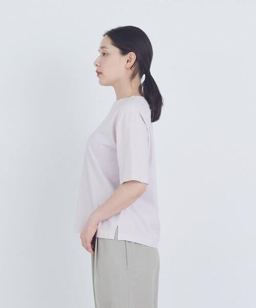 ADIEU TRISTESSE(アデュートリステス)の「40/-SZ天竺Tシャツ(Tシャツ/カットソー・レディース・ブラック/グレイッシュベージュ/ピンク/モカ・FREE)」の10枚目の写真
