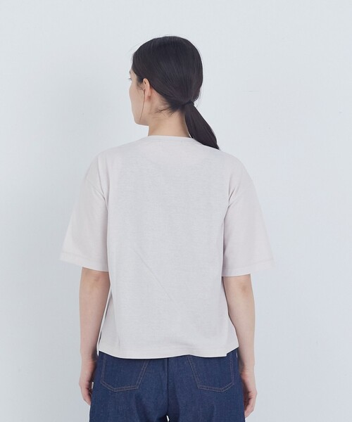ADIEU TRISTESSE(アデュートリステス)の「40/-SZ天竺Tシャツ(Tシャツ/カットソー・レディース・ブラック/グレイッシュベージュ/ピンク/モカ・FREE)」の21枚目の写真