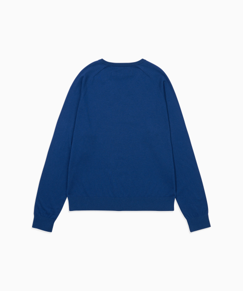 HELLO SUNRISE(ハローサンライズ)の「HS V-neck L/S Knit_Deep Blue(ニット/セーター・レディース・ダークブルー・SMALL/MEDIUM/LARGE)」の5枚目の写真