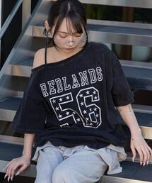 WEGO | WEGO/【26年春新作】2WAYグラフィックワンショルBIGT(Tシャツ/カットソー)