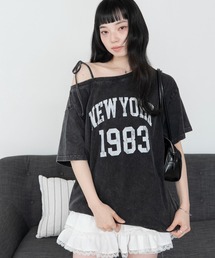 WEGO | WEGO/【26年春夏新作】2WAYグラフィックワンショルBIGT(Tシャツ/カットソー)