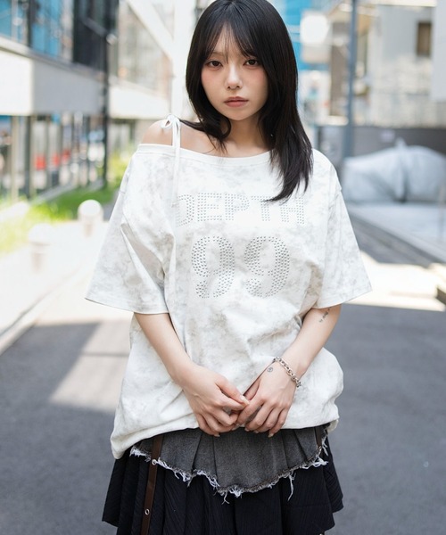 WEGO(ウィゴー)の「WEGO/2WAYグラフィックワンショルBIGT(Tシャツ/カットソー・レディース・その他6/その他4/その他1/その他2/その他3/その他5/その他8/その他7/その他9/その他11/その他12/その他10/その他13・FREE)」の11枚目の写真