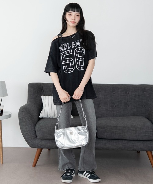 WEGO(ウィゴー)の「WEGO/2WAYグラフィックワンショルBIGT(Tシャツ/カットソー・レディース・その他6/その他4/その他1/その他2/その他3/その他5/その他8/その他7/その他9/その他11/その他12/その他10/その他13・FREE)」の15枚目の写真