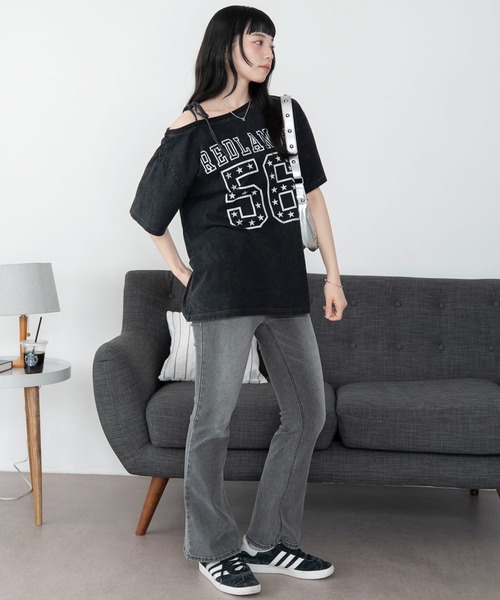 WEGO(ウィゴー)の「WEGO/2WAYグラフィックワンショルBIGT(Tシャツ/カットソー・レディース・その他6/その他4/その他1/その他2/その他3/その他5/その他8/その他7/その他9/その他11/その他12/その他10/その他13・FREE)」の22枚目の写真