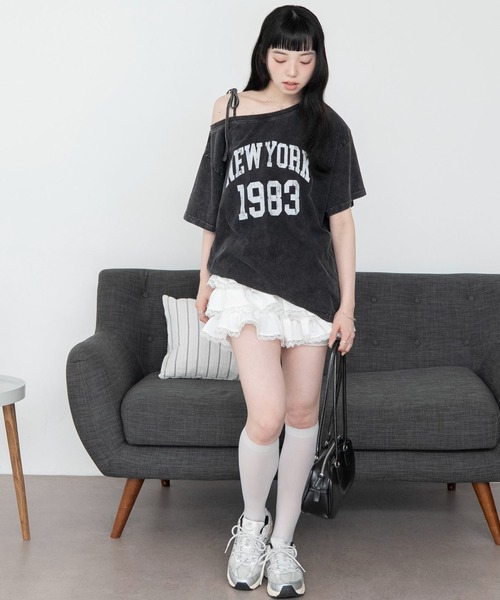 WEGO(ウィゴー)の「WEGO/2WAYグラフィックワンショルBIGT(Tシャツ/カットソー・レディース・その他6/その他4/その他1/その他2/その他3/その他5/その他8/その他7/その他9/その他11/その他12/その他10/その他13・FREE)」の19枚目の写真