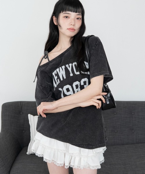 WEGO(ウィゴー)の「WEGO/2WAYグラフィックワンショルBIGT(Tシャツ/カットソー・レディース・その他6/その他4/その他1/その他2/その他3/その他5/その他8/その他7/その他9/その他11/その他12/その他10/その他13・FREE)」の17枚目の写真