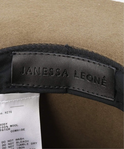 JANESSA LEONE（ジャネッサレオン）の「*【JANESSA LEONE/ジャネッサ レオン】RILEY（ハット・レディース・ブラック/タン・FREE）」の7枚目の写真