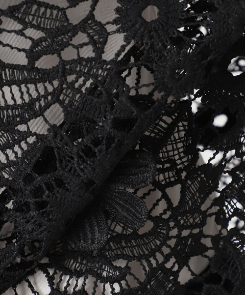 LAYAS(レイヤーズ)の「【LAYAS/レイヤーズ】LACE SKIPPERS/S P/O(シャツ/ブラウス・レディース・ホワイト/ブラック・FREE)」の11枚目の写真