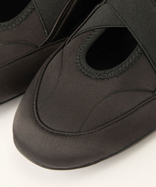 BARNYARDSTORM（バンヤードストーム）の「BARNYARDSTORM / クロスサテンバレエスニーカー【一部店舗限定】【『ネルソンさん』YouTubeご紹介アイテム】（スニーカー・レディース・ブラウン/ブラック・LL/L/M/S）」の8枚目の写真