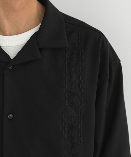 CRAFT STANDARD BOUTIQUE(クラフトスタンダードブティック)の「刺繍キューバシャツ(シャツ/ブラウス・メンズ・ブルー/ブラウン/ブラック・L/M)」の16枚目の写真