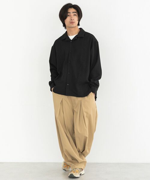 CRAFT STANDARD BOUTIQUE(クラフトスタンダードブティック)の「刺繍キューバシャツ(シャツ/ブラウス・メンズ・ブルー/ブラウン/ブラック・L/M)」の17枚目の写真