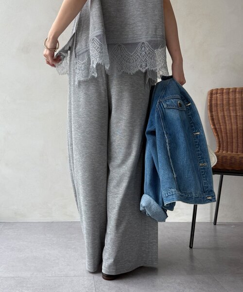 DouDou(ドゥドゥ)の「【セットアップ可能】タックイージーワイドパンツ(その他パンツ・レディース・ブラック/グレー・FREE)」の22枚目の写真