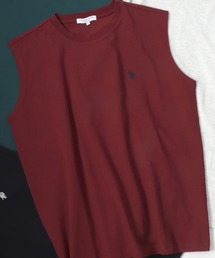 U.S. POLO ASSN.（ユーエスポロアッスン）の「U.S. POLO ASSN./ユーエスポロアッスン 別注 オーバーサイズ ワンポイント刺繍 ノースリーブシャツ タンクトップ（タンクトップ）」