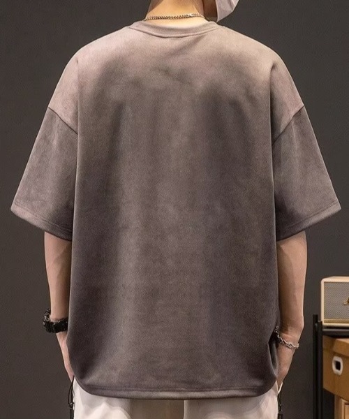 link lot(リンクロット)の「無地ヴィンテージライクT(Tシャツ/カットソー・メンズ・ブラック/グレー/ブラウン/カーキ・L/M/LARGE/MEDIUM)」の10枚目の写真