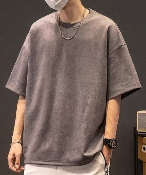 link lot(リンクロット)の「無地ヴィンテージライクT(Tシャツ/カットソー・メンズ・ブラック/グレー/ブラウン/カーキ・L/M/LARGE/MEDIUM)」の12枚目の写真