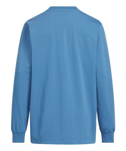 adidas（アディダス）の「アディダス adidas キッズ ブランド ラブ ルーズフィット シングルジャージー 長袖 Tシャツ（Tシャツ/カットソー・キッズ・ホワイト/ターコイズブルー/ブラック・130cm/140cm/150cm/160cm）」の4枚目の写真