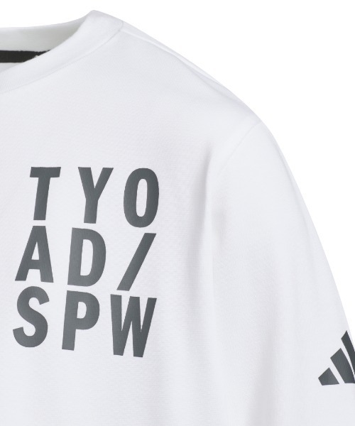 adidas（アディダス）の「アディダス adidas キッズ ブランド ラブ ルーズフィット シングルジャージー 長袖 Tシャツ（Tシャツ/カットソー・キッズ・ホワイト/ターコイズブルー/ブラック・130cm/140cm/150cm/160cm）」の9枚目の写真