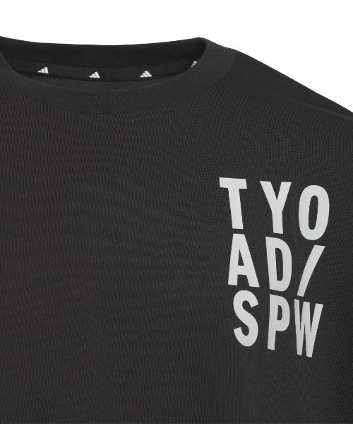 adidas（アディダス）の「アディダス adidas キッズ ブランド ラブ ルーズフィット シングルジャージー 長袖 Tシャツ（Tシャツ/カットソー・キッズ・ホワイト/ターコイズブルー/ブラック・130cm/140cm/150cm/160cm）」の13枚目の写真