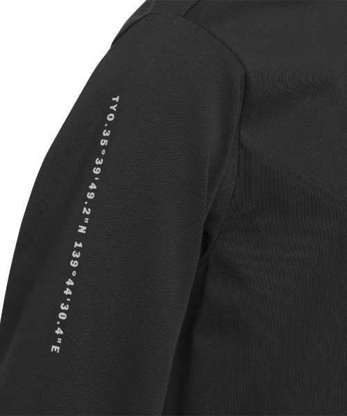 adidas（アディダス）の「アディダス adidas キッズ ブランド ラブ ルーズフィット シングルジャージー 長袖 Tシャツ（Tシャツ/カットソー・キッズ・ホワイト/ターコイズブルー/ブラック・130cm/140cm/150cm/160cm）」の14枚目の写真