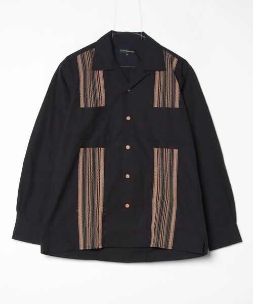 MOJITO(モヒート)の「MOJITO / ABSHINTH SHIRT Dobbie Stripe(シャツ/ブラウス・メンズ・ブラック・LARGE/MEDIUM)」の1枚目の写真