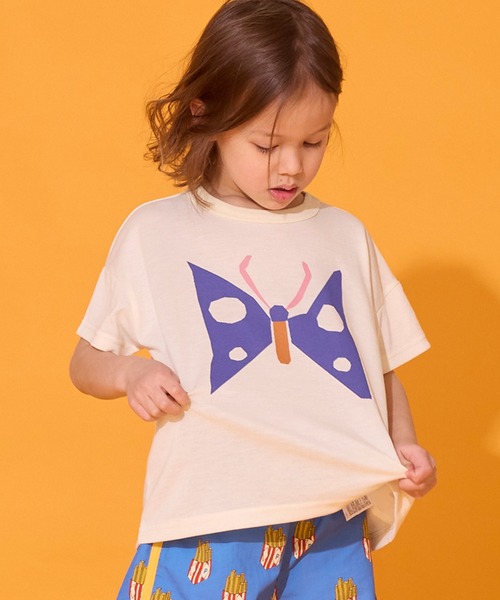 MARKEY'S(マーキーズ)の「超速乾イラストTシャツ(Tシャツ/カットソー・キッズ・ライトブルー/グリーン/ベージュ/オレンジ/オフホワイト/ブルー・XS/LL/L/M/S)」の2枚目の写真