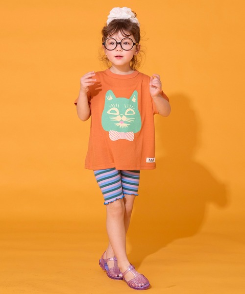 MARKEY'S(マーキーズ)の「超速乾イラストTシャツ(Tシャツ/カットソー・キッズ・ライトブルー/グリーン/ベージュ/オレンジ/オフホワイト/ブルー・XS/LL/L/M/S)」の10枚目の写真