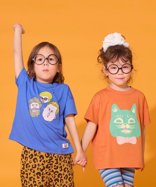 MARKEY'S(マーキーズ)の「超速乾イラストTシャツ(Tシャツ/カットソー・キッズ・ライトブルー/グリーン/ベージュ/オレンジ/オフホワイト/ブルー・XS/LL/L/M/S)」の12枚目の写真