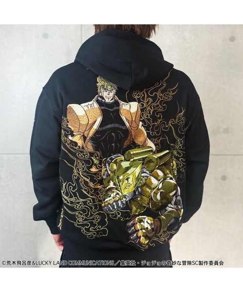 ジョジョの奇妙な冒険(ジョジョノキミョウナボウケン)の「『JOJO/ジョジョ』DIO ジップアップパーカー【Z】(パーカー・メンズ・ブラック・M/L/XL)」の7枚目の写真