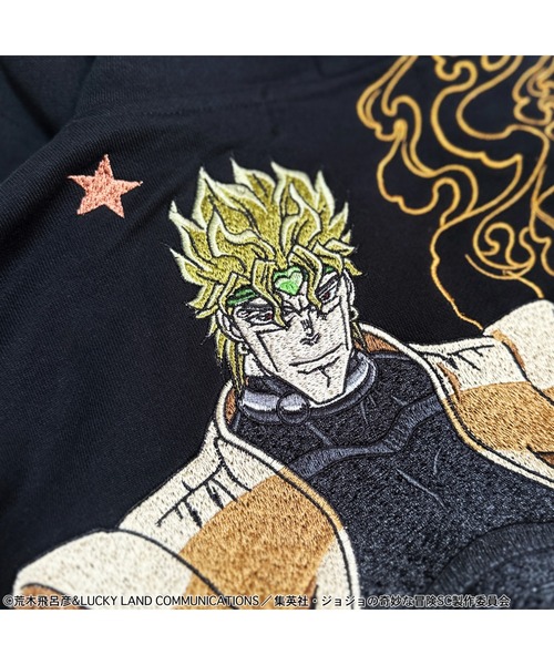 ジョジョの奇妙な冒険(ジョジョノキミョウナボウケン)の「『JOJO/ジョジョ』DIO ジップアップパーカー【Z】(パーカー・メンズ・ブラック・M/L/XL)」の2枚目の写真