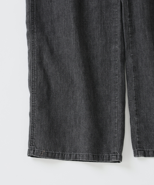 seya.（セヤ）の「SEYA.(セヤ) 別注 GROUND PANTS LINEN DENIM（デニムパンツ・メンズ・ブラック・3/2）」の10枚目の写真