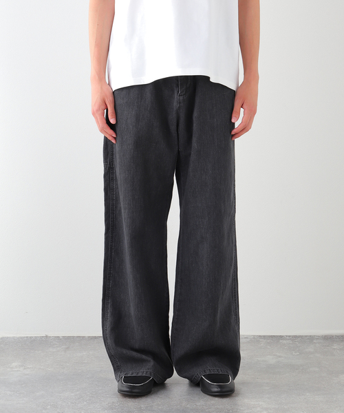 seya.（セヤ）の「SEYA.(セヤ) 別注 GROUND PANTS LINEN DENIM（デニムパンツ・メンズ・ブラック・3/2）」の19枚目の写真