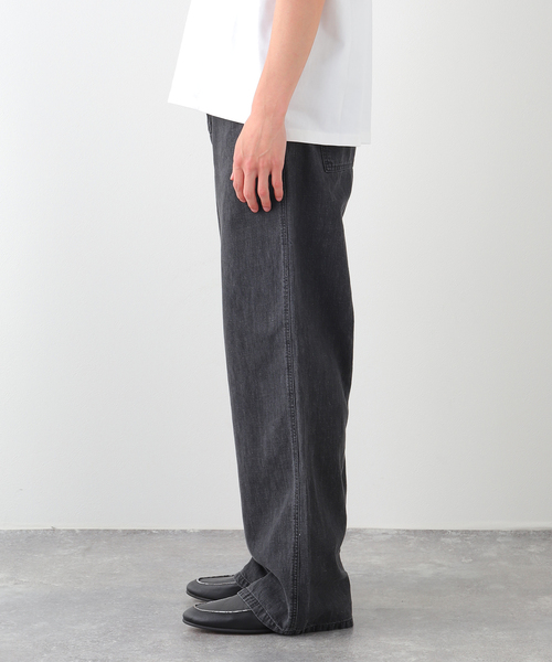 seya.（セヤ）の「SEYA.(セヤ) 別注 GROUND PANTS LINEN DENIM（デニムパンツ・メンズ・ブラック・3/2）」の20枚目の写真