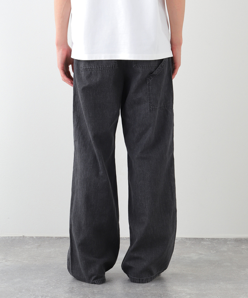 seya.（セヤ）の「SEYA.(セヤ) 別注 GROUND PANTS LINEN DENIM（デニムパンツ・メンズ・ブラック・3/2）」の21枚目の写真