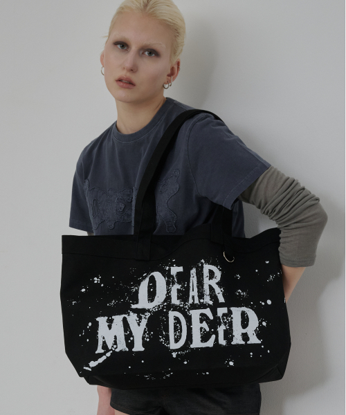 DEARMYDEER(ディアマイディア)の「ペイントドロップショルダーバッグ(ブラック)(ショルダーバッグ・レディース・その他・FREE)」の3枚目の写真