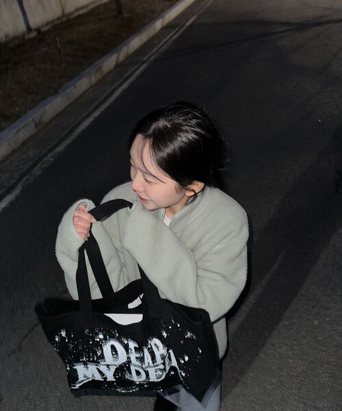 DEARMYDEER(ディアマイディア)の「ペイントドロップショルダーバッグ(ブラック)(ショルダーバッグ・レディース・その他・FREE)」の11枚目の写真