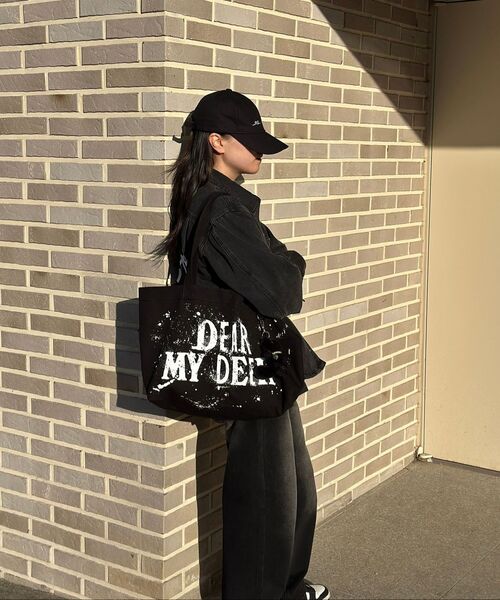 DEARMYDEER(ディアマイディア)の「ペイントドロップショルダーバッグ(ブラック)(ショルダーバッグ・レディース・その他・FREE)」の15枚目の写真