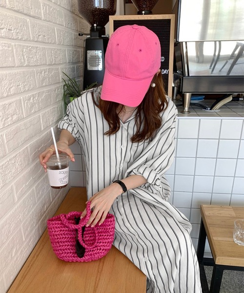 by LEGNA(バイレグナ)の「ロング丈シャツワンピース(シャツワンピース・レディース・ブラック/ホワイト・FREE)」の17枚目の写真
