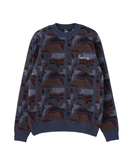 PARRA Repeat ftp booster knitted pullover 54335