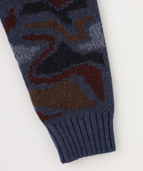 By Parra(バイパラ)の「PARRA Repeat ftp booster knitted pullover 54335(ニット/セーター・メンズ・マルチ・M)」の6枚目の写真