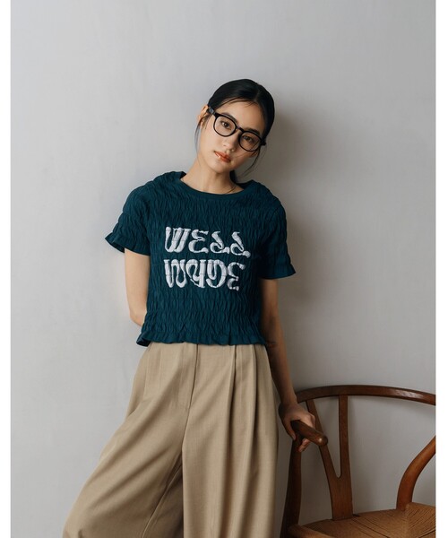 CITEN＞シャーリングロゴT（Tシャツ/カットソー）｜CITEN（シテン）の 