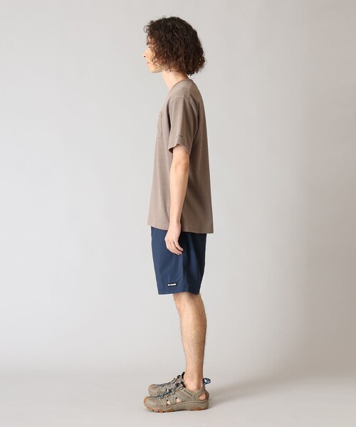 Columbia(コロンビア)の「UVカット Columbia/ ルックアウトスパイア ショートスリーブ Tシャツ /コロンビア(Tシャツ/カットソー・メンズ・ネイビー/ホワイト/ブラウン・M/S/L/XL)」の4枚目の写真