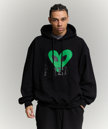 PHILIPPAKER（フィリップペイカー）の「スイッチバックラブリーアン フードパーカー ブラック（パーカー）」