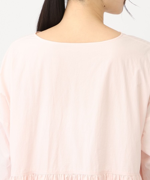 studio CLIP（スタディオクリップ）の「《natural by clip》コットンサンドウォッシュ切り替えワンピース（ワンピース・レディース・ピンク/ネイビー・FREE）」の18枚目の写真