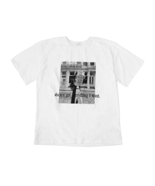 DONOBAN(ドノバン)の「スナップフォトTee(Tシャツ/カットソー・レディース・グレー/ホワイト・ONE SIZE)」の17枚目の写真