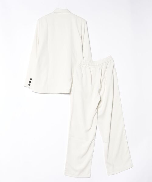 esutoreja（エストレジャ）の「サイドベルトジャケットセットアップ（セットアップ・レディース・アイボリー/ピンク・FREE）」の11枚目の写真