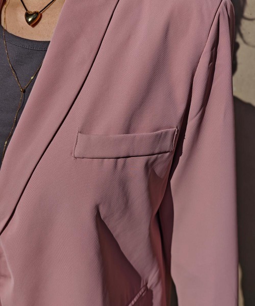 esutoreja（エストレジャ）の「サイドベルトジャケットセットアップ（セットアップ・レディース・アイボリー/ピンク・FREE）」の19枚目の写真