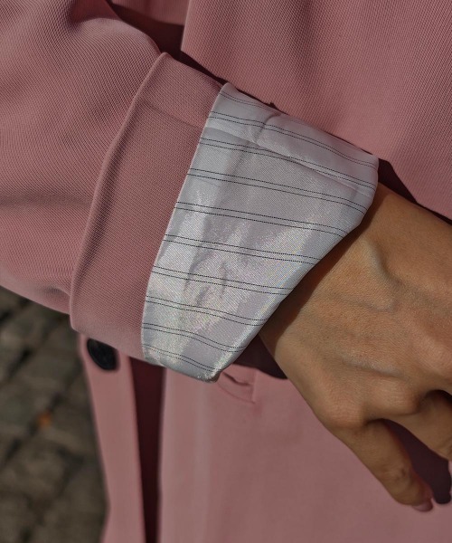 esutoreja（エストレジャ）の「サイドベルトジャケットセットアップ（セットアップ・レディース・アイボリー/ピンク・FREE）」の16枚目の写真