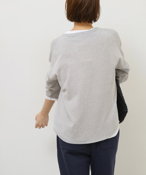 JOURNAL STANDARD relume（ジャーナルスタンダード　レリューム）の「《追加2》［2枚セット］3WAYレイヤードプルオーバー（ニット/セーター・レディース・グリーン/ライトグレー/ピンク系その他/ブラック・FREE）」の19枚目の写真