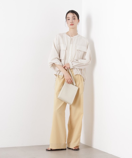 NANO universe（ナノユニバース）の「スクエアミニショルダーバッグ（ショルダーバッグ・レディース・ブラック/グレー系その他4・F）」の4枚目の写真